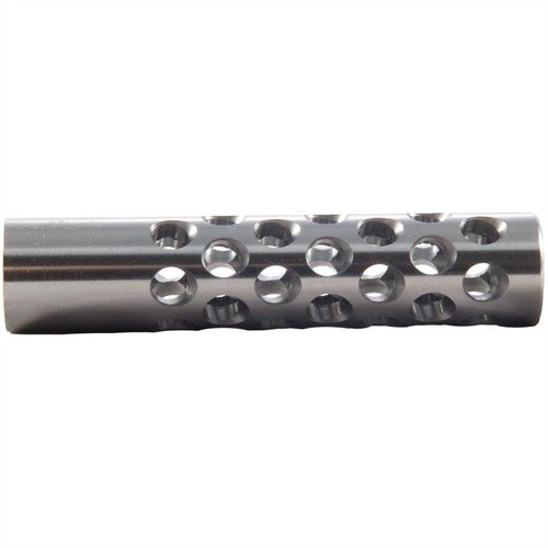 Muzzle Brake #01 22 kal. od SHREWD z 42 portami i jedną komorą, redukuje odrzut i podnoszenie lufy, wymaga obróbki przez rusznikarza.