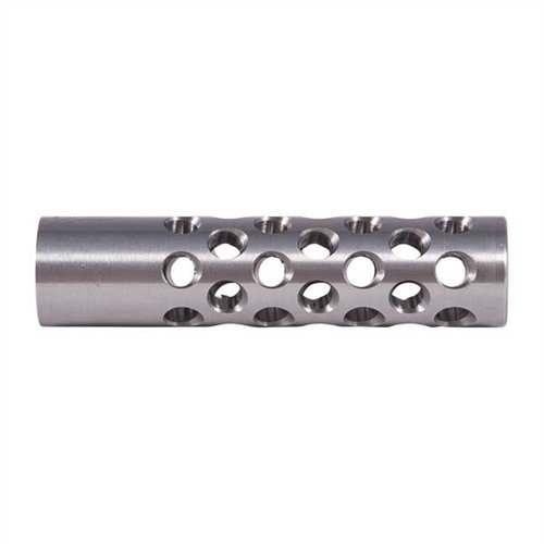 Muzzle brake #1 22 cal. zmniejsza odczuwalny odrzut i uniesienie lufy dzięki 42 portom, zapewniając maksymalną kontrolę odrzutu. Wymaga obróbki przez rusznikarza.