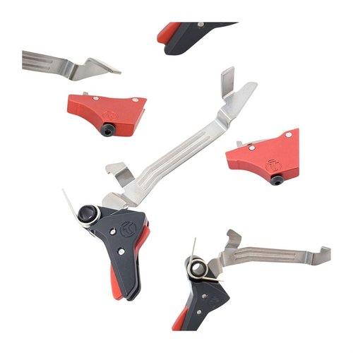 Alpha Trigger Timney do Glock® Gen 5 G17/19/34 oferuje niezawodność, bezpieczeństwo i precyzyjny, czysty spust o wadze 3 lbs, łatwy w instalacji.