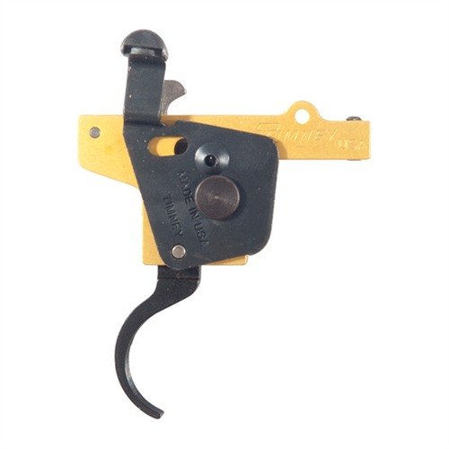 Featherweight Deluxe Triggers W/Safety od TIMNEY zapewniają precyzyjny i czysty spust, z regulacją ciężaru (1,5 - 4 lb.), oraz blokadą spustu i bezpieczeństwem bocznym.