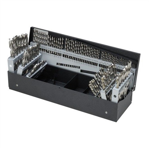 Zestaw JOBBER LENGTH MAXI zawiera 115 elementów w praktycznym pudełku, zapewniając idealne wiertła w każdej sytuacji. Wyprodukowano w USA.