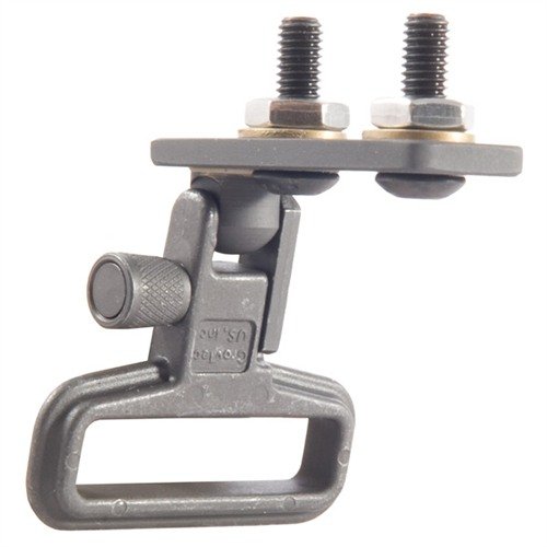Adapter SLING SWIVEL M14/M1A pozwala na szybkie przejście z zawieszenia na bipod montowany na stud, zwiększając wszechstronność Twojej broni.