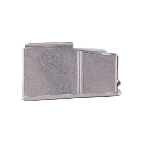 Magazynek SAKO 85 .308 5RD ze stali nierdzewnej w kolorze srebrnym zapewnia niezawodność i trwałość, idealny do Twojej broni Sako.