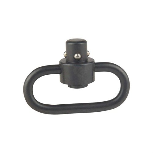 SAKO TRG SLING SWIVEL BLACK STEEL to solidny i trwały element, który idealnie pasuje do broni Sako, zapewniając pewne mocowanie i wygodę podczas strzelania.