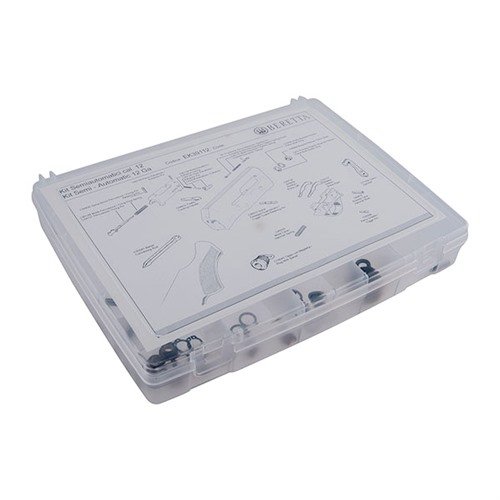 Zestaw oryginalnych części zamiennych Beretta do modeli A300, A301, A302, A303, A390, AL390 i AL391, zapewniający niezawodność i trwałość.