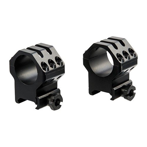 Sześciotylne pierścienie WEAVER zapewniają ultra-bezpieczne mocowanie dużych celowników na broni o dużym odrzucie, idealne do karabinów snajperskich.