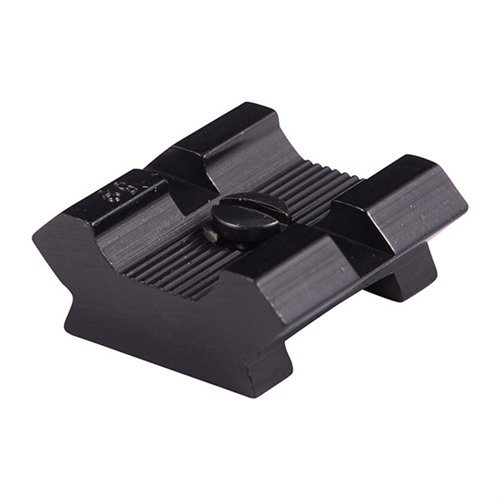 Lekki aluminiowy montaż pasuje do szerokiej gamy nowoczesnych i starszych karabinów, strzelb oraz długozasięgowych pistoletów. Zamów przedni i tylny montaż.