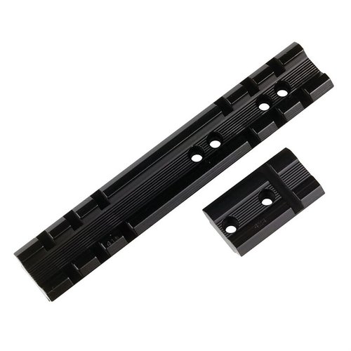 Lekki aluminiowy montaż do karabinów, strzelb i pistoletów, dostępny w wersjach jednoczęściowych i dwuczęściowych, idealny do wielu modeli broni.