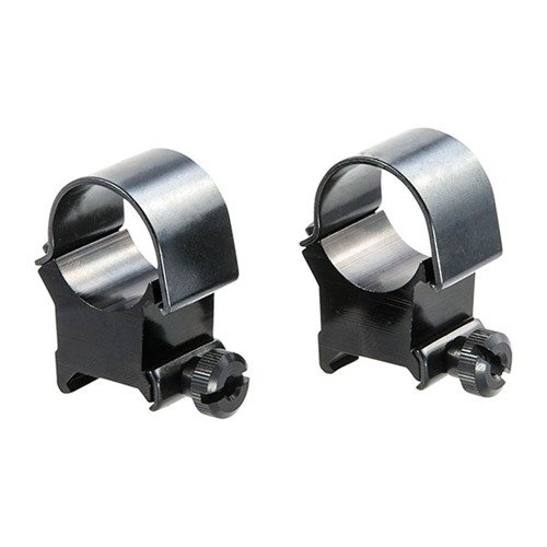 Wysokiej jakości pierścienie montażowe Weaver, dostępne w różnych wysokościach, idealne do celowników o średnicy do 60mm, w eleganckim wykończeniu Satin Blue.