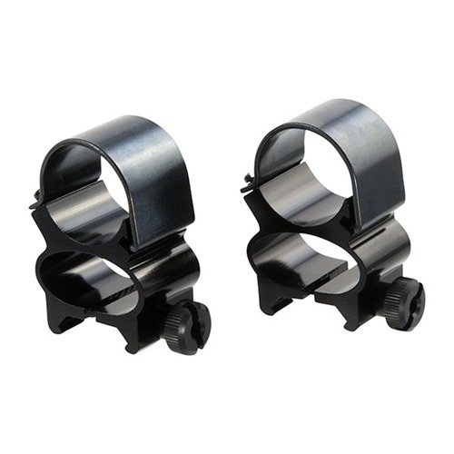 Szerokie, owalne pierścienie montażowe SEE-THRU WEAVER umożliwiają szybkie korzystanie z celowników i lunet, idealne do dużych obiektywów, sprzedawane w parach.