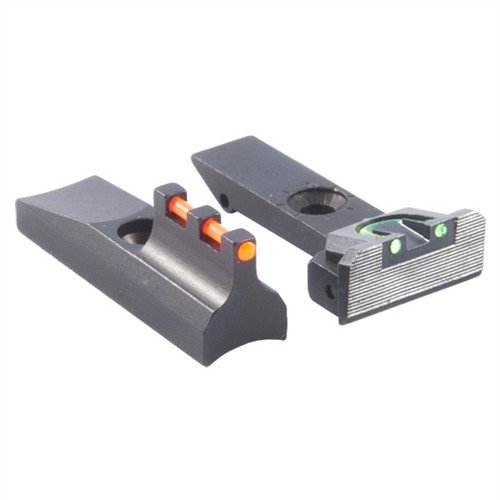 Zestaw celowników RUGER® REVOLVER FIRE SIGHT to doskonałe zamienniki fabrycznych celowników, które zbierają światło, zapewniając doskonałą widoczność.