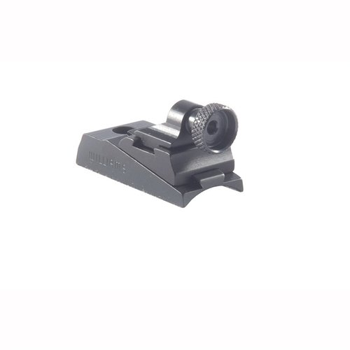 CVA WGRS RECEIVER REAR SIGHT to doskonałe rozwiązanie dla karabinów CVA z okrągłą lufą, umożliwiające łatwe montowanie celowników peep na istniejących otworach.