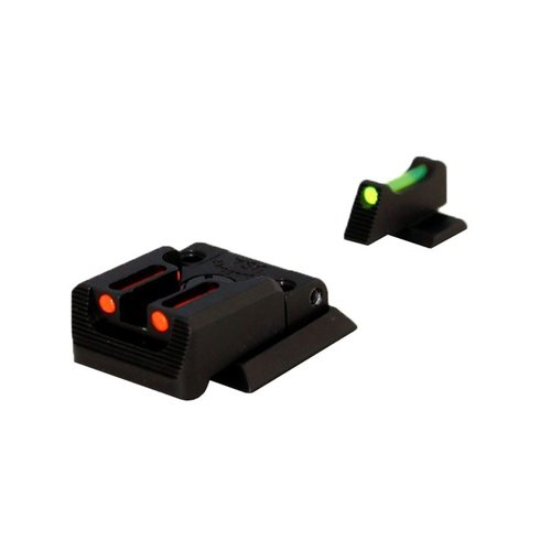 Zestaw celowników SMITH & WESSON M&P22 Compact oferuje regulację wysokości, doskonałą widoczność w słabym świetle oraz wytrzymałą konstrukcję z aluminium.