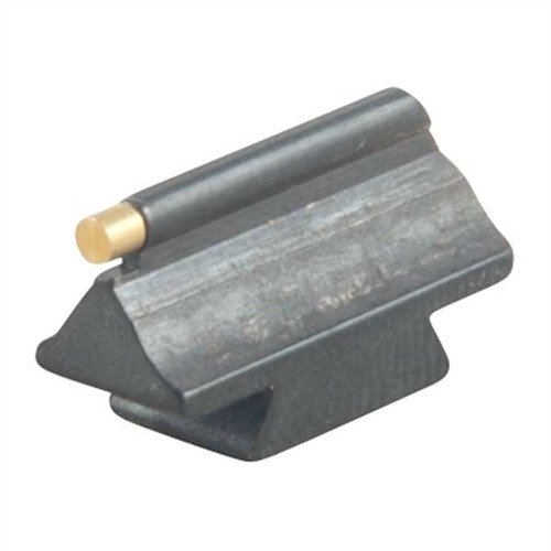 Wąski celownik przedni z mosiężną kulką zapewnia wyraźny obraz, idealny do ramp i luf z rowkiem, wykonany z stali i mosiądzu.