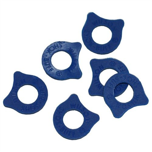 1911 SHOK-BUFFS® to wymienne podkładki z polifibry, które łagodzą odrzut i zapobiegają uszkodzeniom ramy, idealne do strzelania z dużych obciążeń.