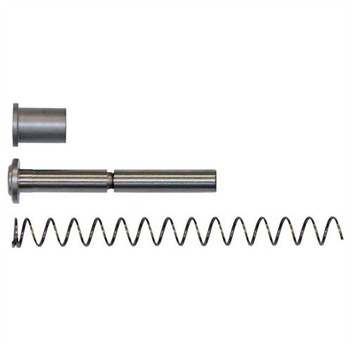 Zestaw COMPACT 1911 FULL-LENGTH GUIDE ROD KIT zapewnia lepsze wsparcie sprężyny, niezawodność i płynniejsze działanie, łatwy montaż z minimalną modyfikacją.