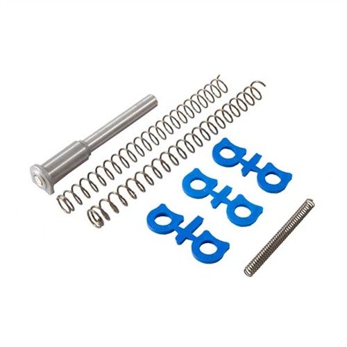 Zestaw 1911 SHOK-BUFF poprawia dokładność i niezawodność, eliminując uszkodzenia ramy oraz łagodząc odczuwalny odrzut dzięki systemowi amortyzacji.