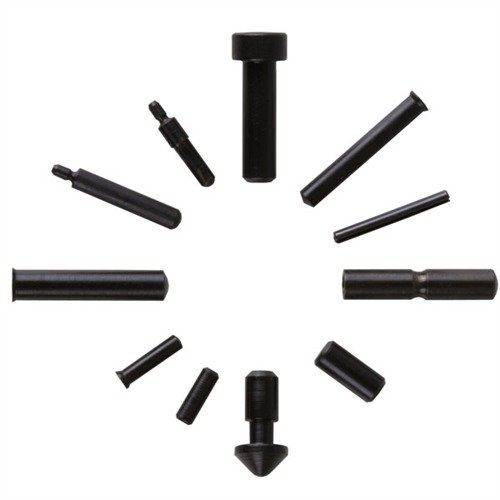 Zestaw 1911 PIN SET od WILSON COMBAT zawiera 11 wysokiej jakości, hartowanych stalowych pinów do naprawy i odbudowy 1911 Auto, dostępny w kolorze niebieskim.