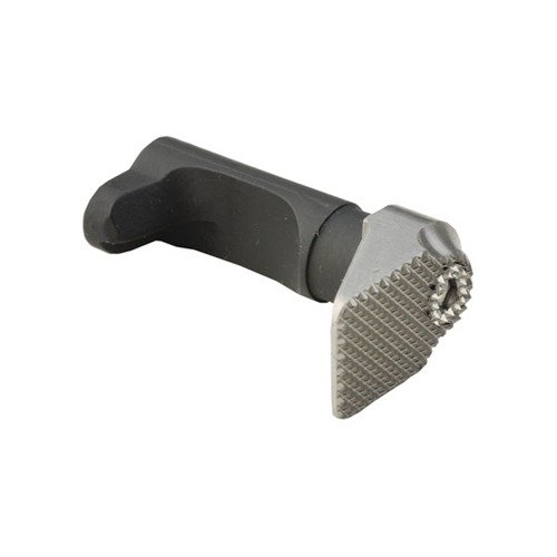 Oversized magazynowy przycisk 1911 WILSON COMBAT ułatwia szybsze zmiany magazynków, idealny dla osób z mniejszymi dłońmi, wykonany ze stali.