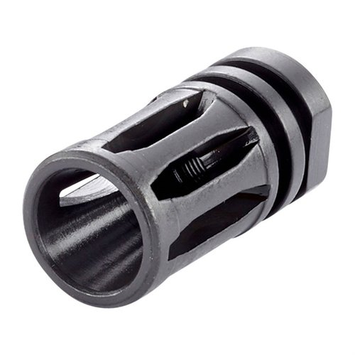 Wilson Combat GI A2 Birdcage Flash Hider 5.56 NATO zapewnia doskonałą funkcjonalność, pasuje do standardowych luf AR, a czarna fosforanowa powłoka zapewnia trwałość.