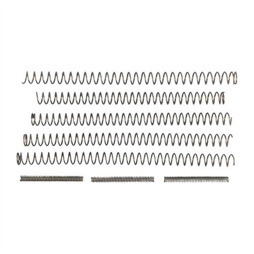 Sprężyny Wolff do 1911 Auto w .45, .38 Super oraz 9mm to najwyższa jakość, trwałość i niezawodność; zestaw zawiera 5 sprężyn powrotnych i 3 sprężyny z większą mocą.
