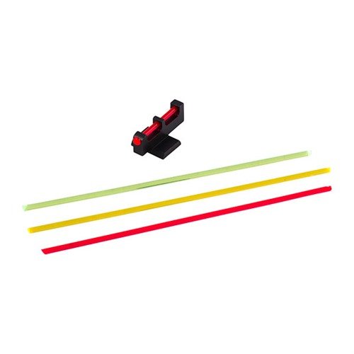 Długie włókno optyczne zapewnia jasny obraz celownika, przyciągając wzrok. Otwarta konstrukcja wpuszcza dużo światła, idealna do różnych typów celowników.